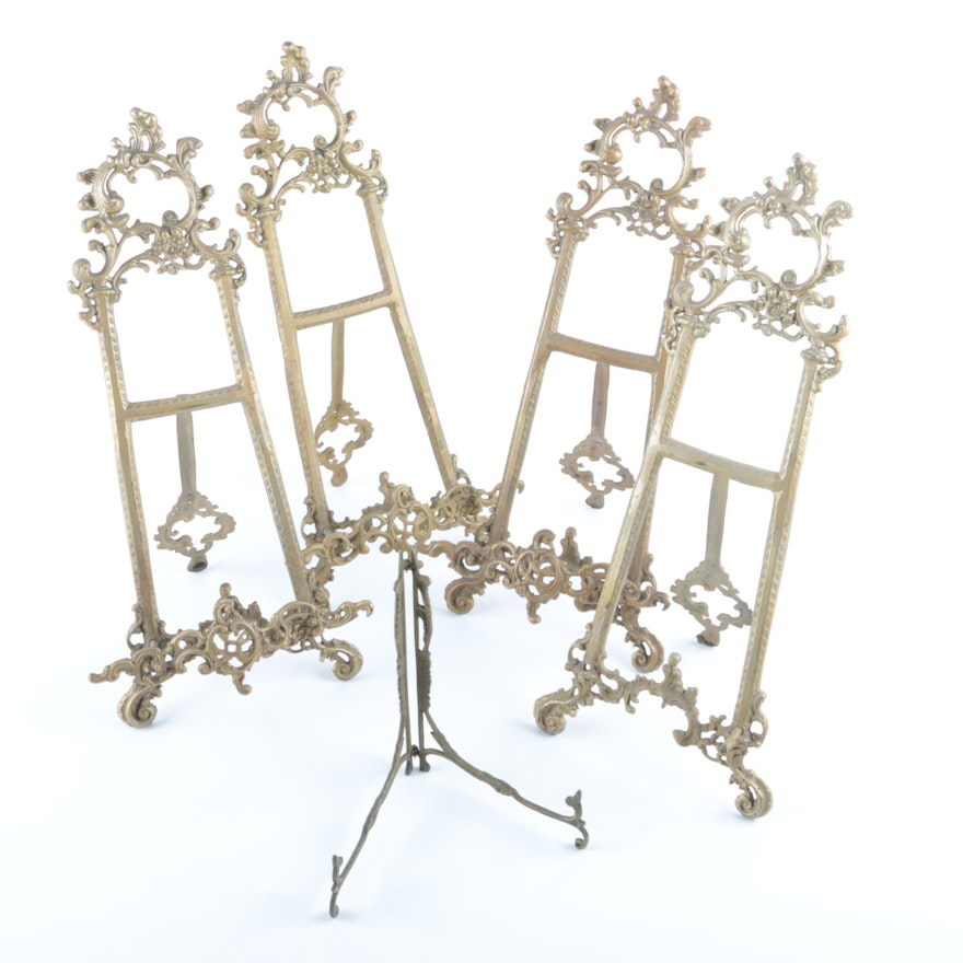 Brass Picture Easels