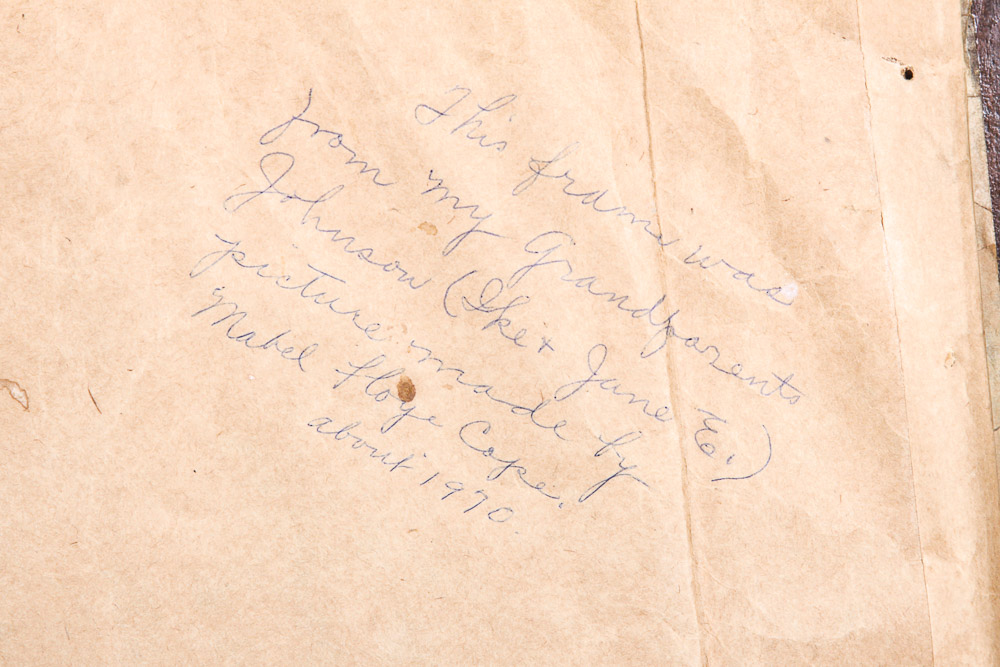 Mabel Cope Needlepoint Sampler "Should Auld Acquaintance Be Forgot"