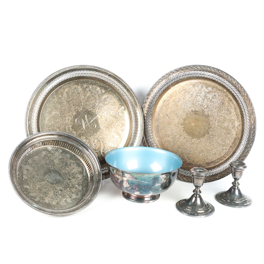 Plated Silver Collection Including Gorham and Reed & Barton