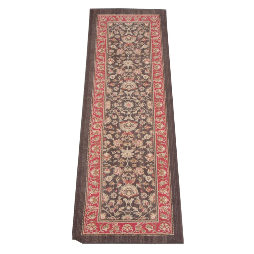 Power-Loomed Indo-Persian Style Wool Carpet Runner