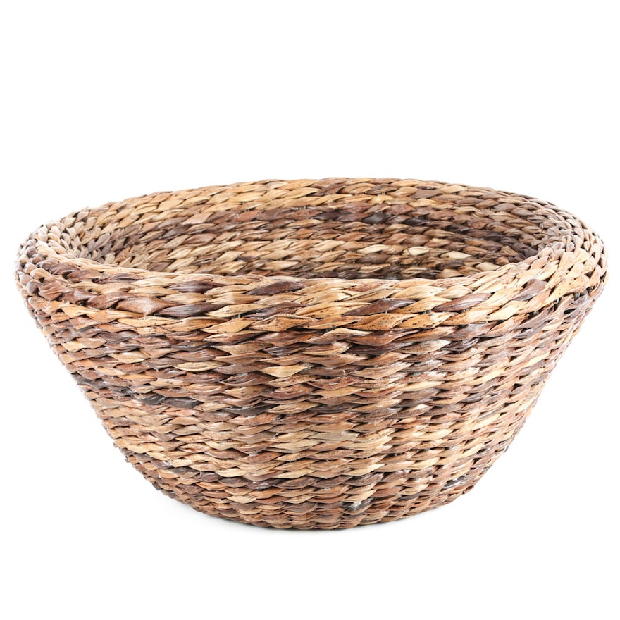 Basket Planter from Wicker by Design