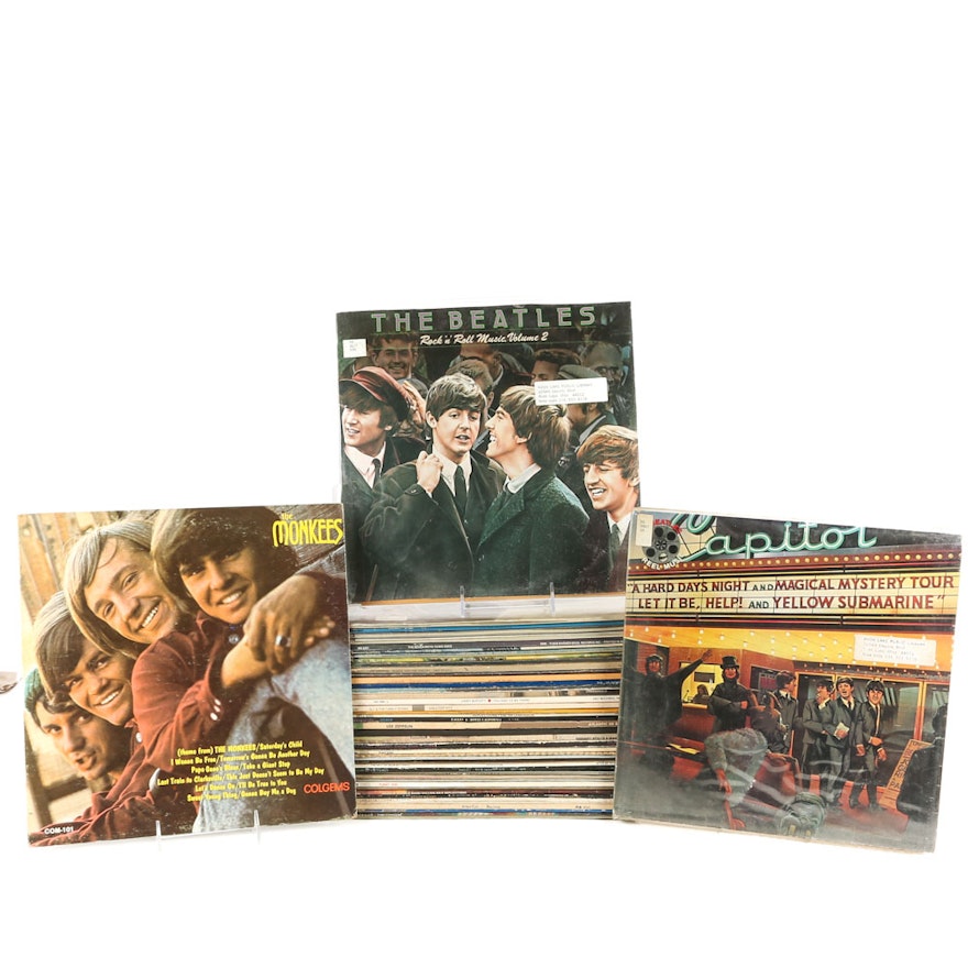 Beatles, Zeppelin, Michael Jackson and Other Rock/Pop LPs