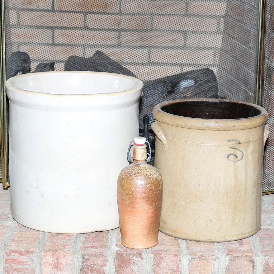 Vintage Stoneware Crocks