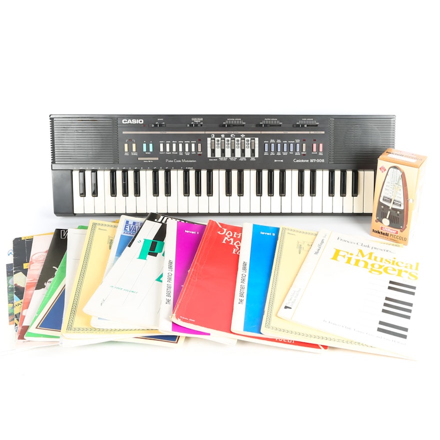 Casio Casiotone Keyboard and Piano Sheet Music