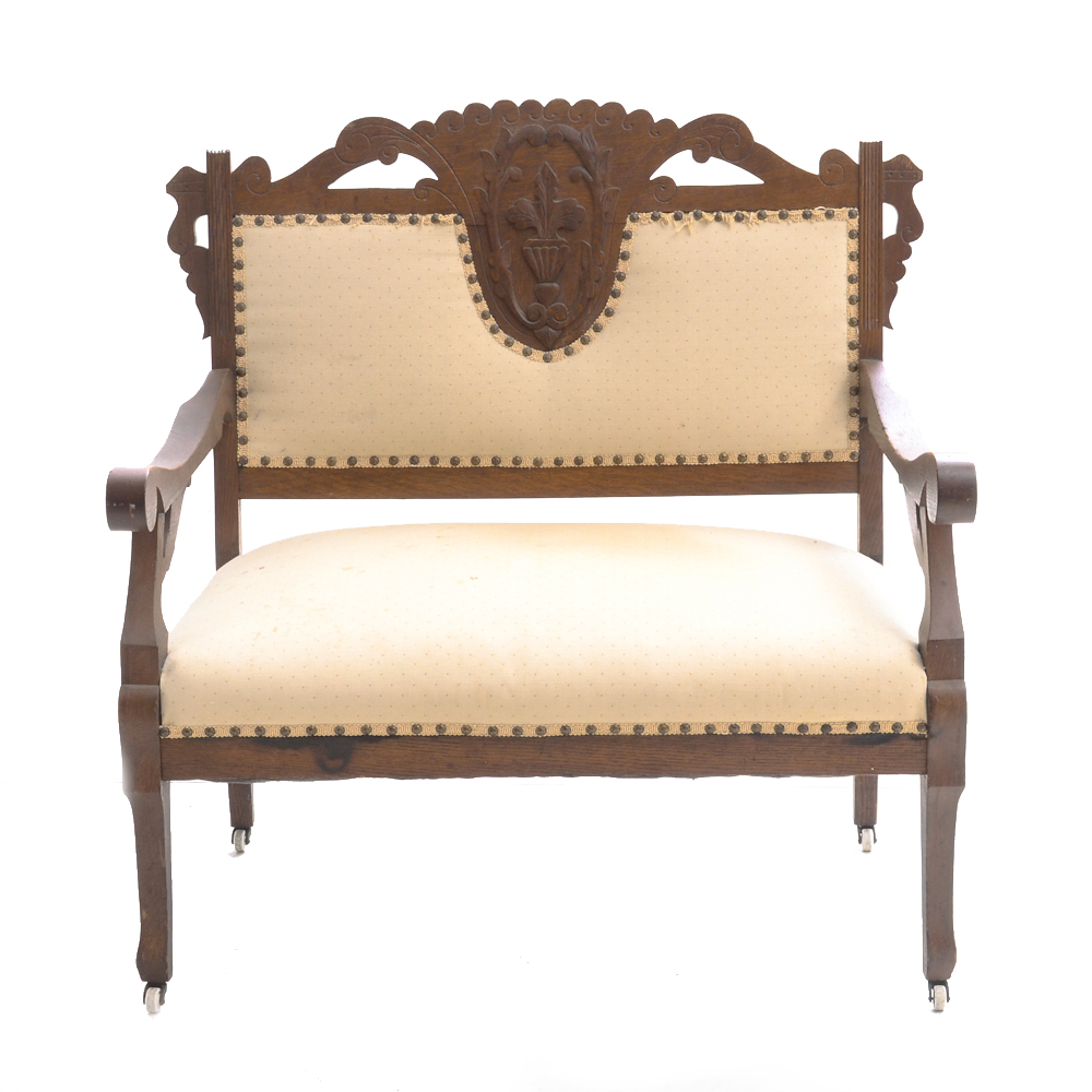 Antique Eastlake Style Arm Chair