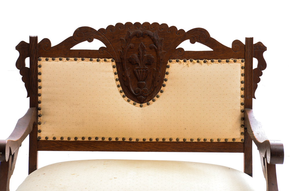 Antique Eastlake Style Arm Chair