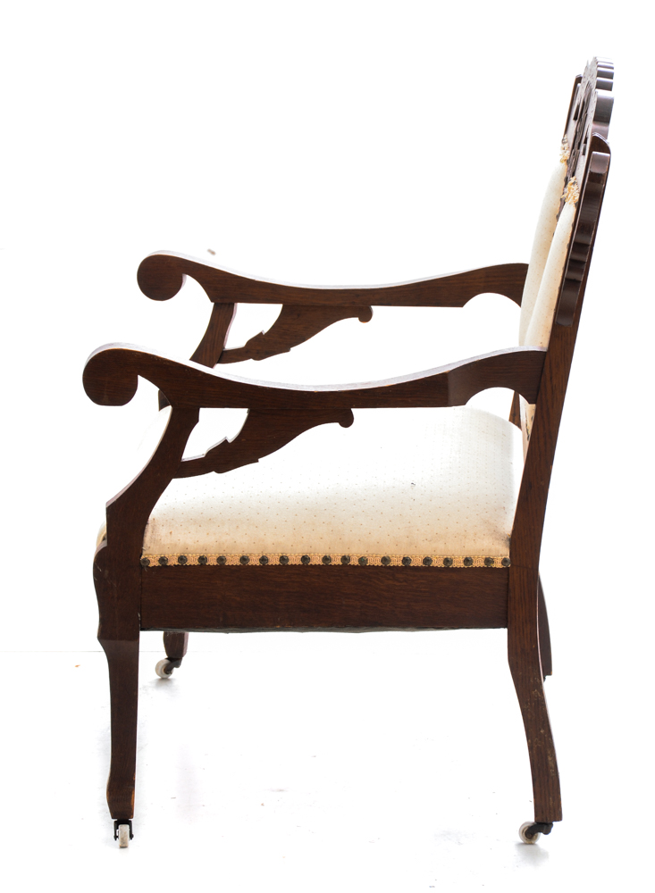 Antique Eastlake Style Arm Chair