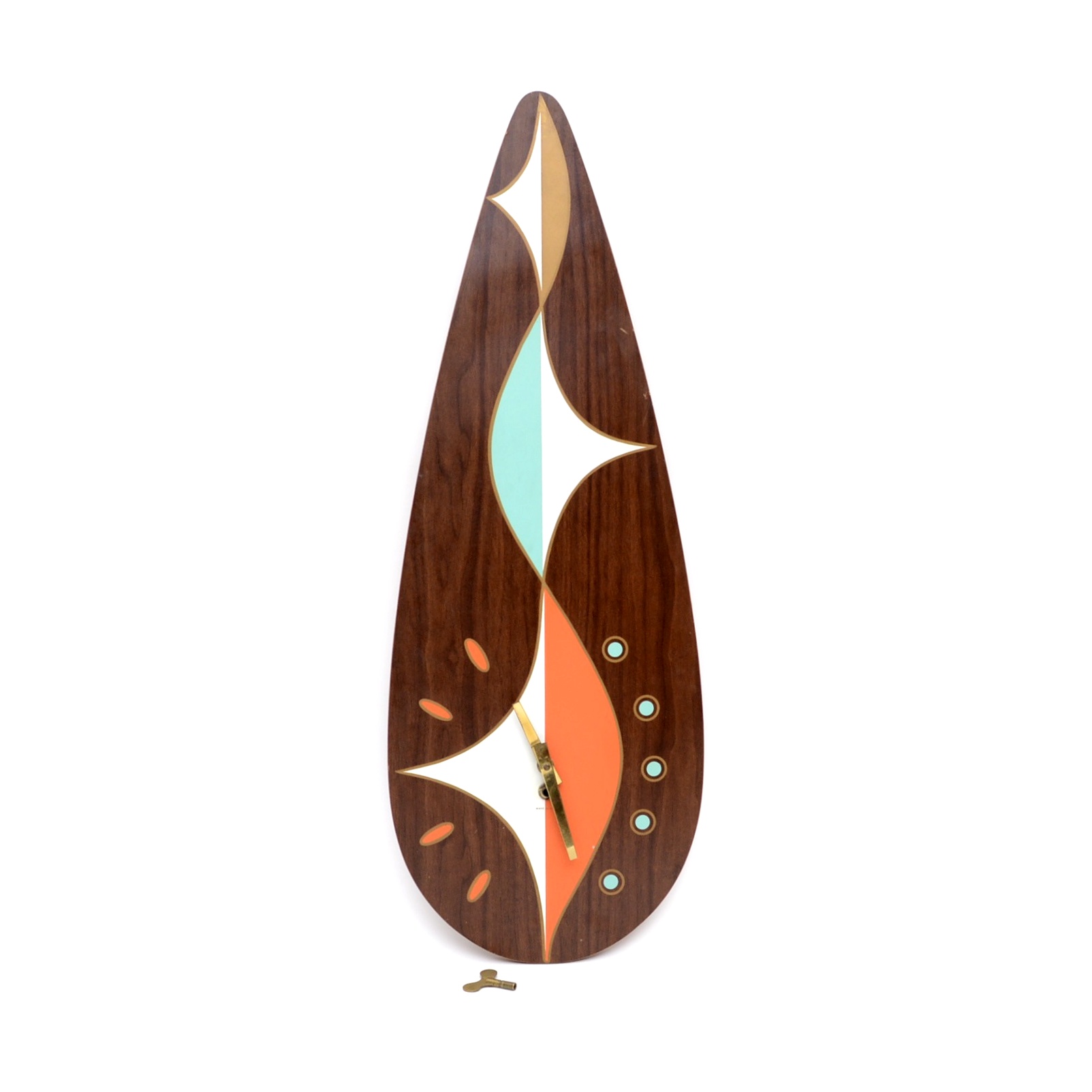 Turner Mid Century Modern Wall Clock