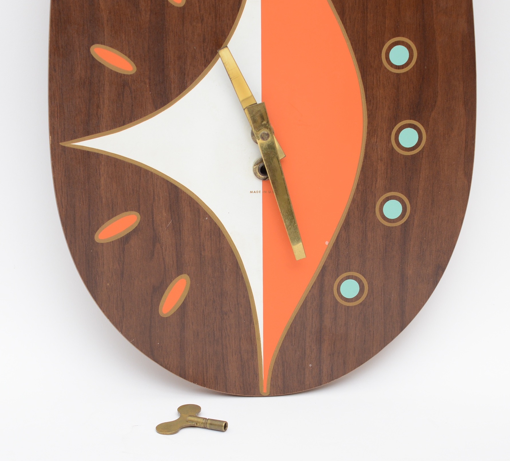 Turner Mid Century Modern Wall Clock
