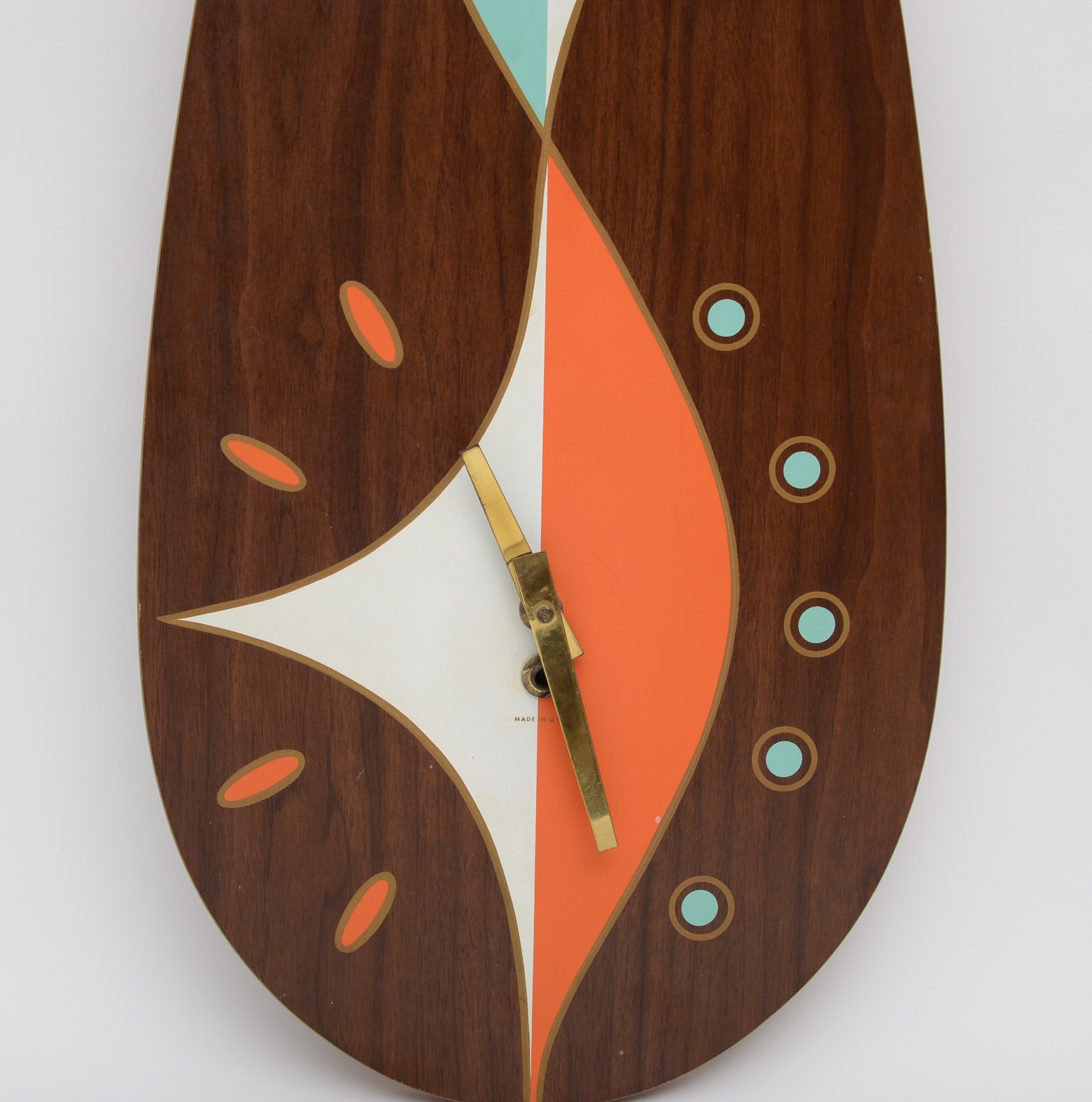 Turner Mid Century Modern Wall Clock