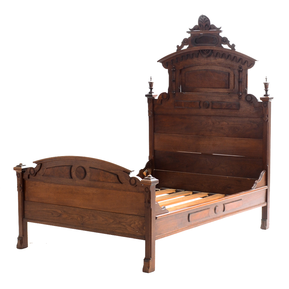 Antique Eastlake Style Bed Frame