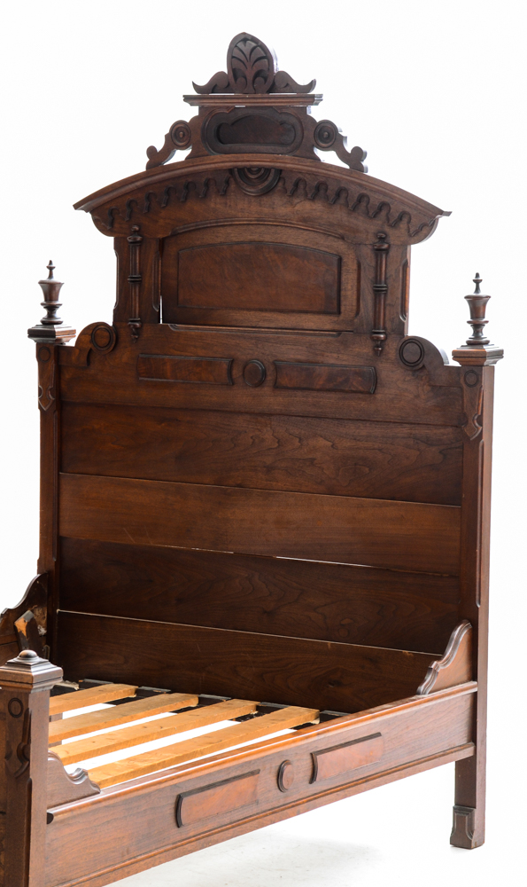 Antique Eastlake Style Bed Frame