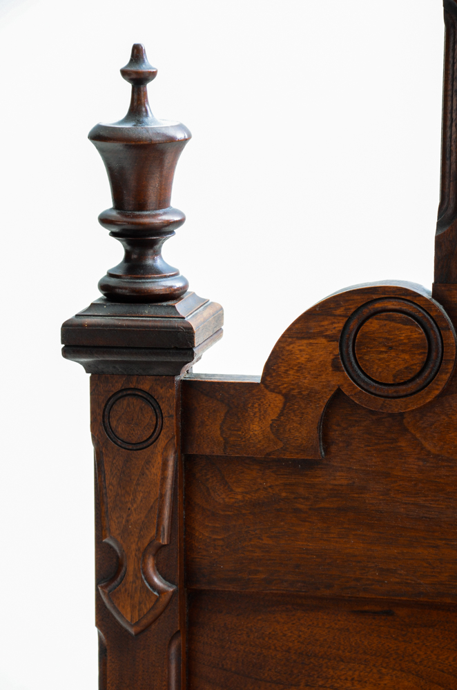 Antique Eastlake Style Bed Frame