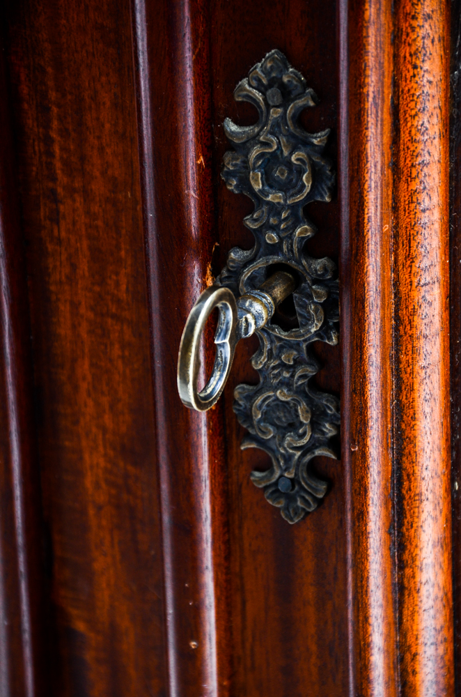 Antique Glass Display Case