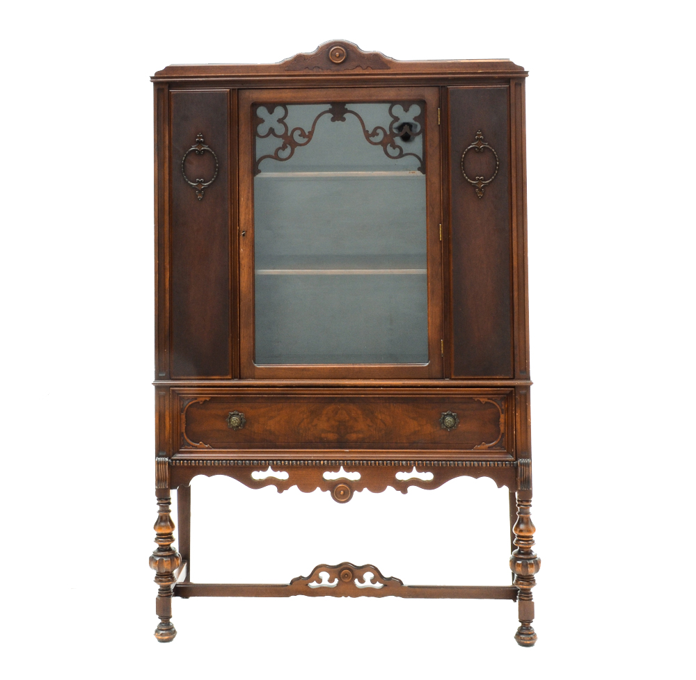 Antique Eastlake Style China Cabinet
