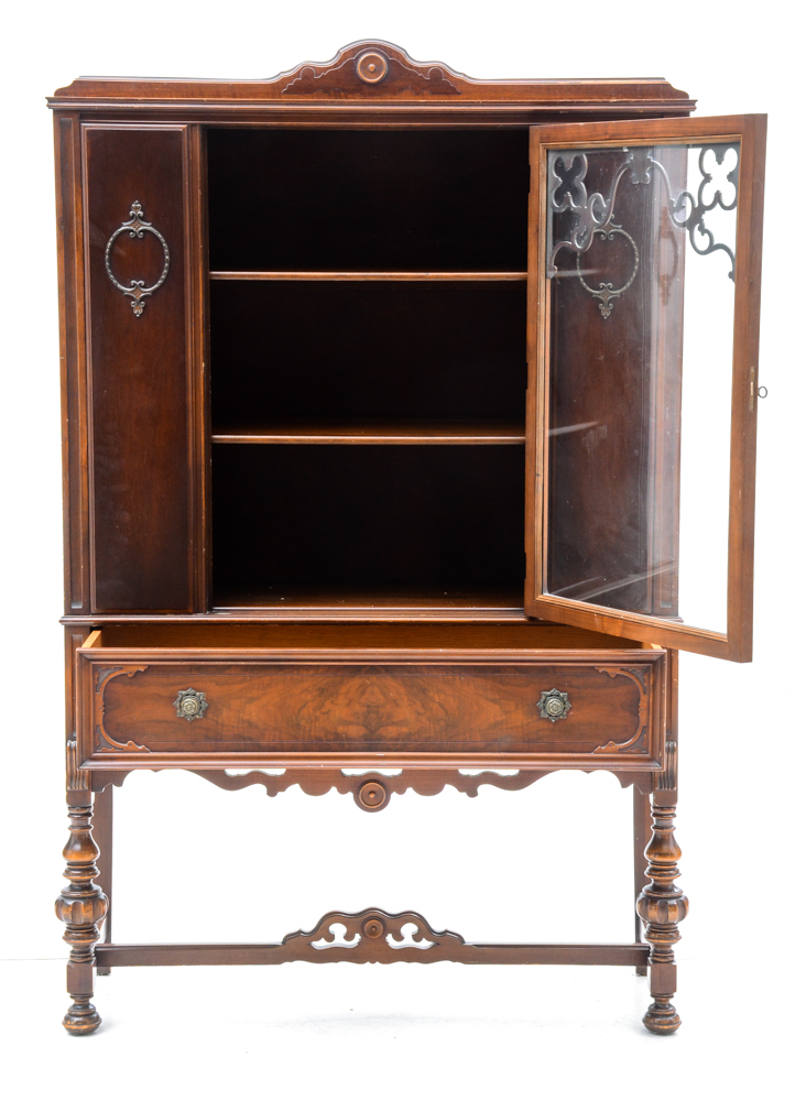 Antique Eastlake Style China Cabinet