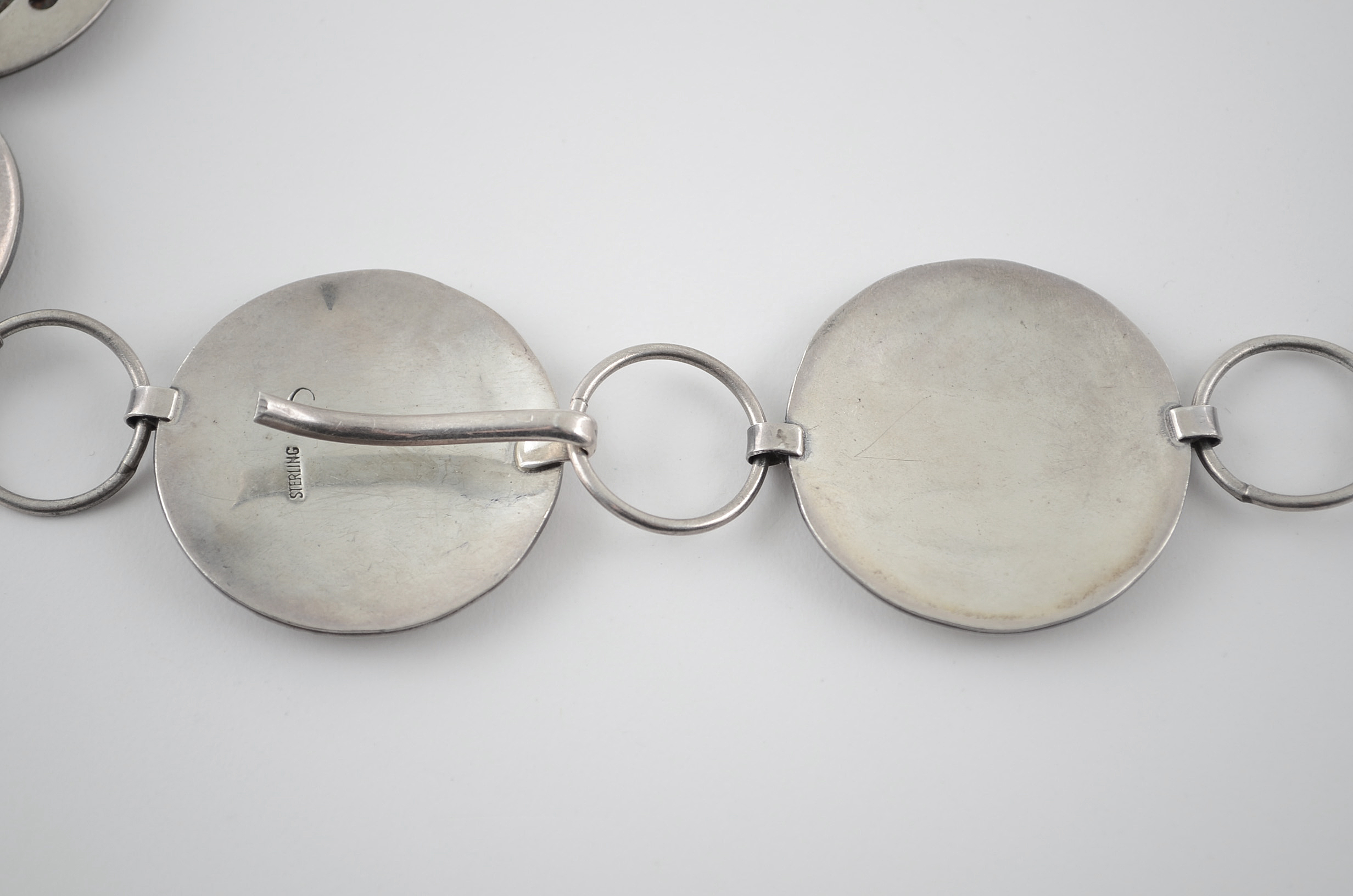 Native American Jerry Cowboy Navajo Sterling Silver Concho Belt