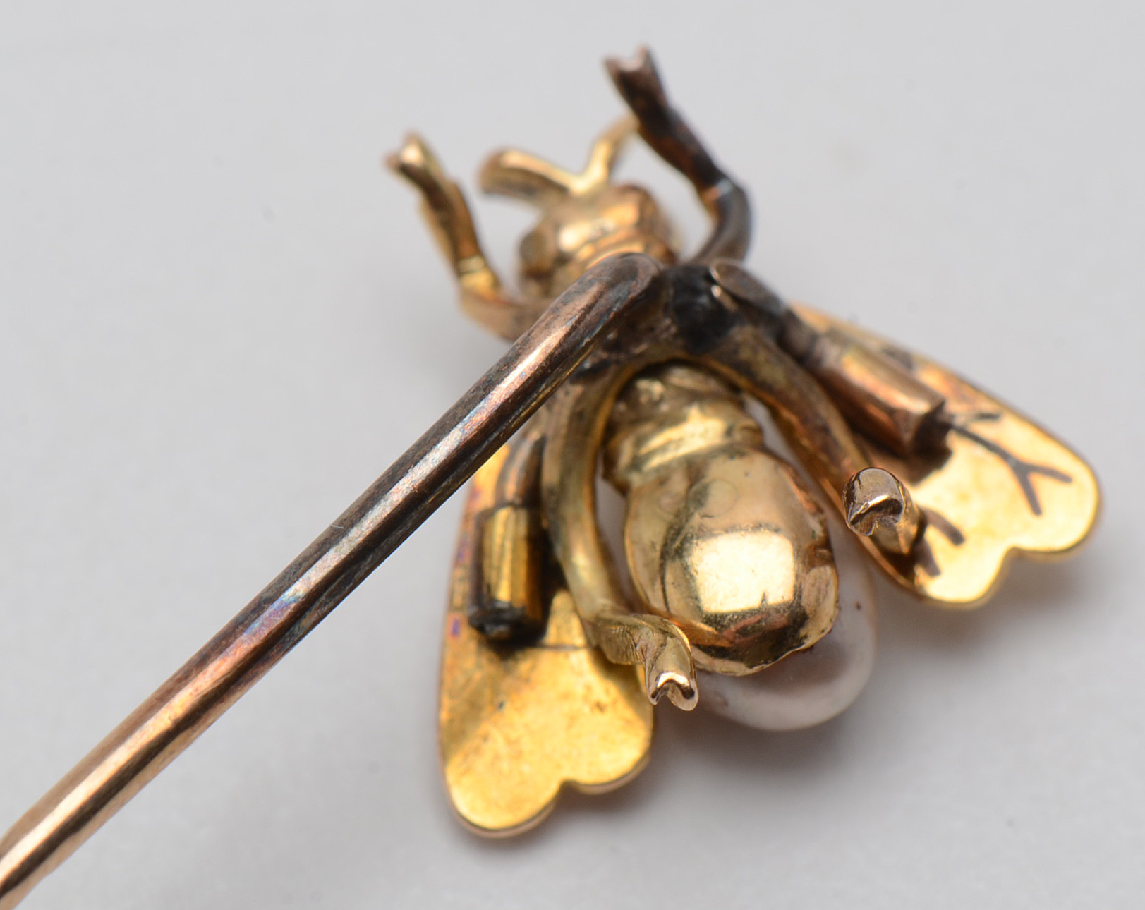 Three 14K Yellow Gold Vintage Stick Pins
