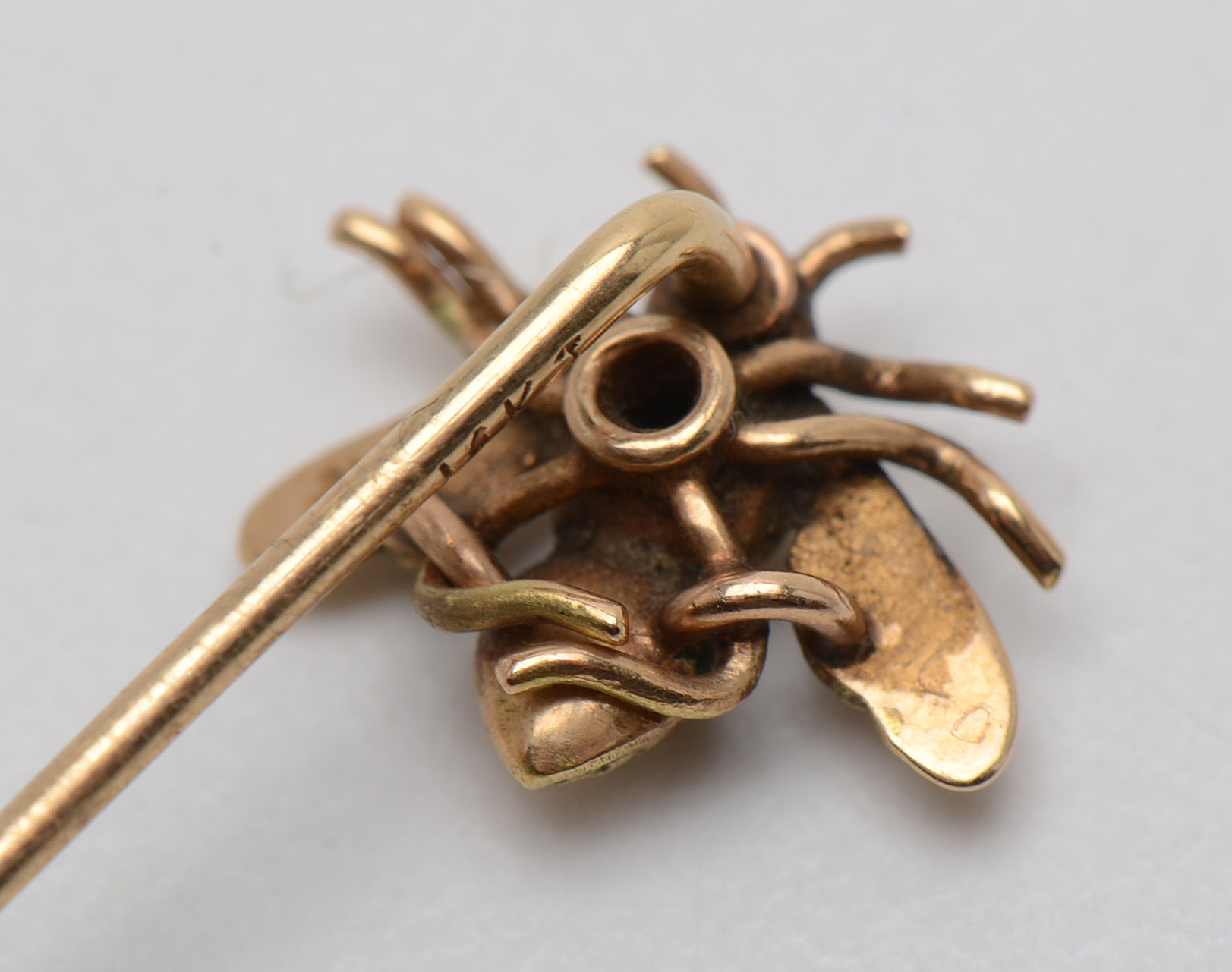 Three 14K Yellow Gold Vintage Stick Pins