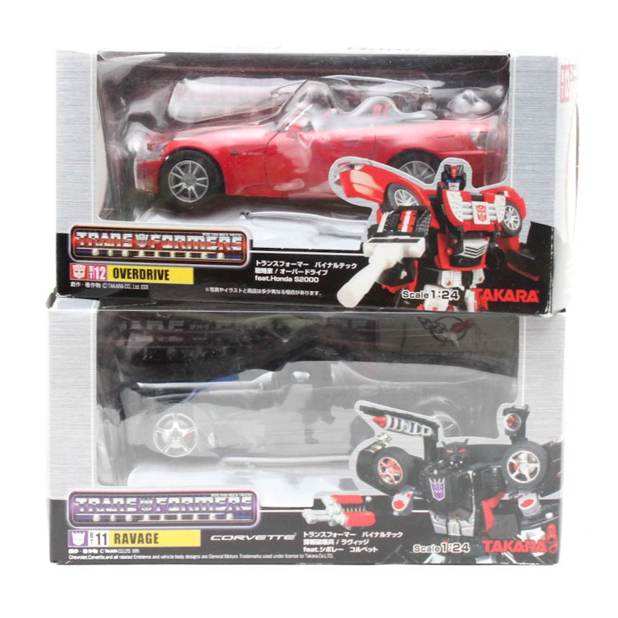 Takara "Transformers" Die-Cast Vehicles