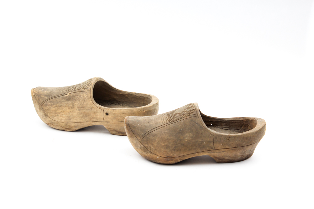 Antique Wooden Clogs