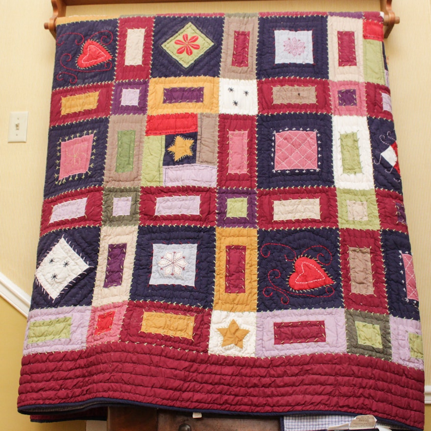 Pottery Barn King-Size Quilt