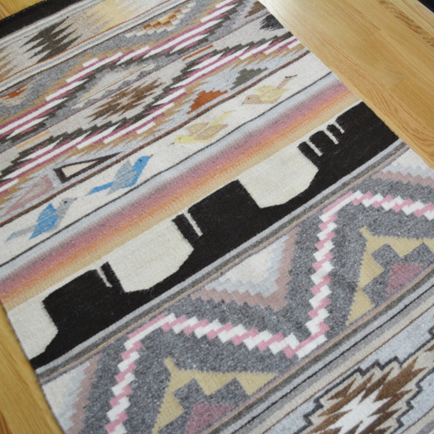 Navajo Mai Wilson Hand Woven Area Rug