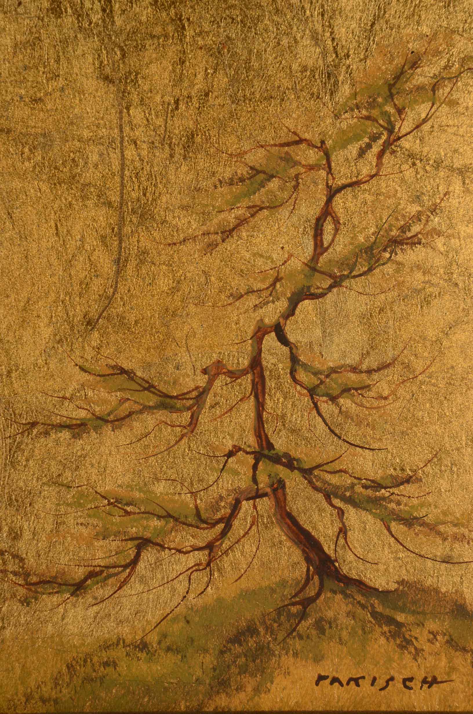 Les Parisch Mixed Media Painting on Board