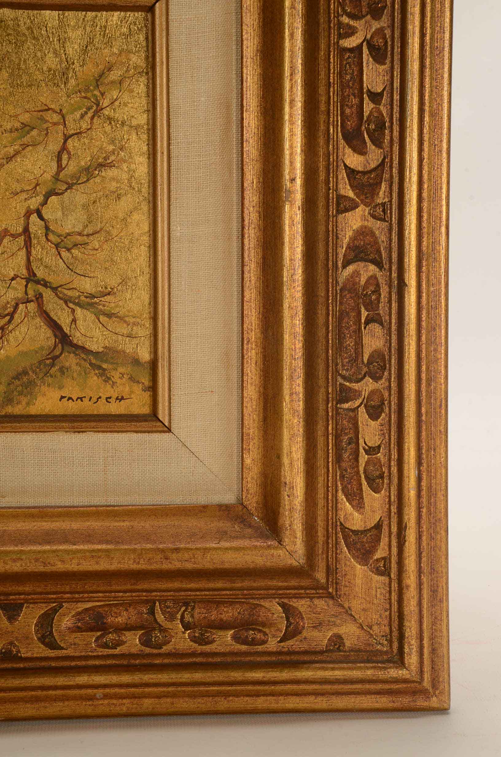 Les Parisch Mixed Media Painting on Board