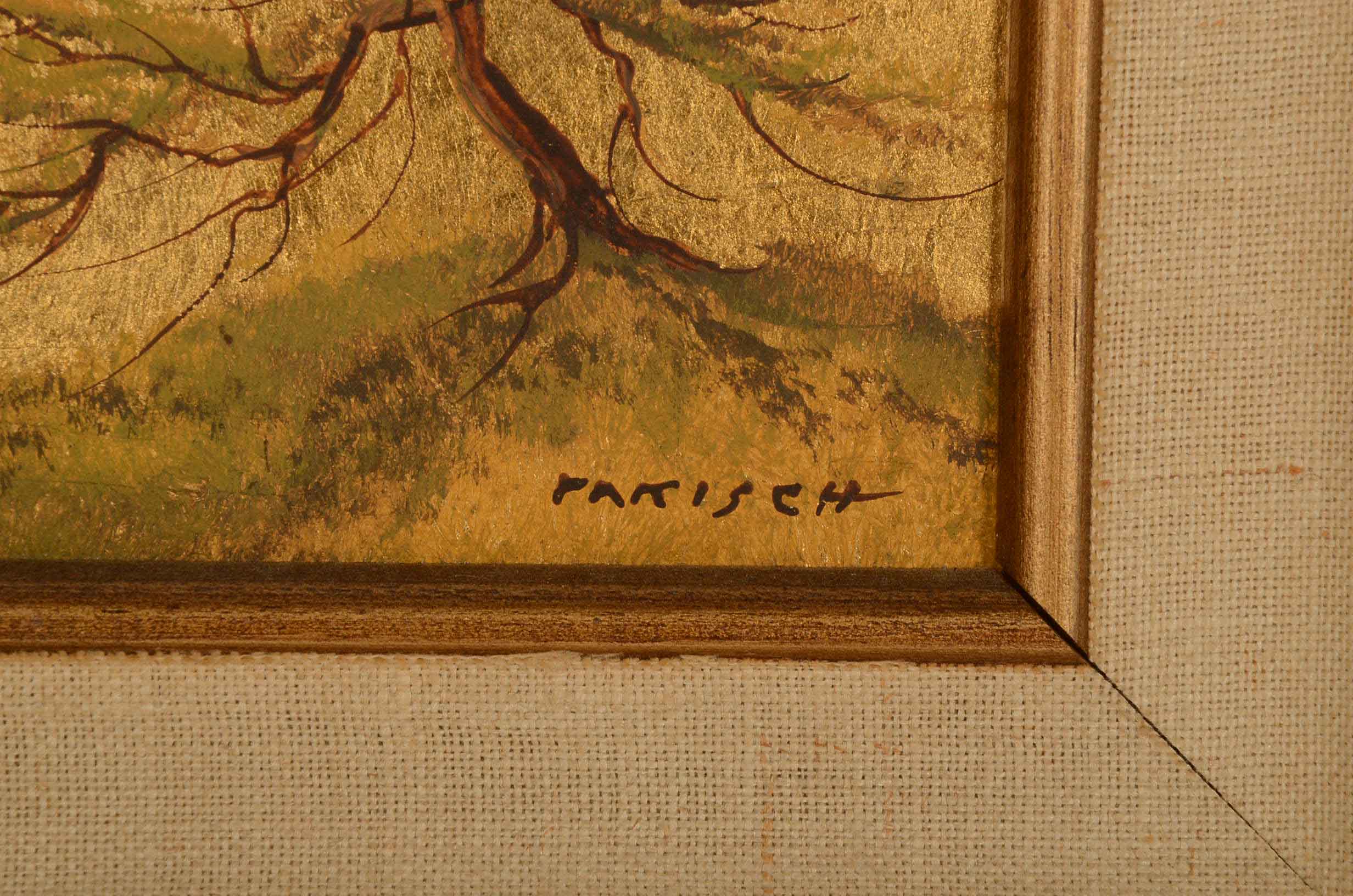 Les Parisch Mixed Media Painting on Board