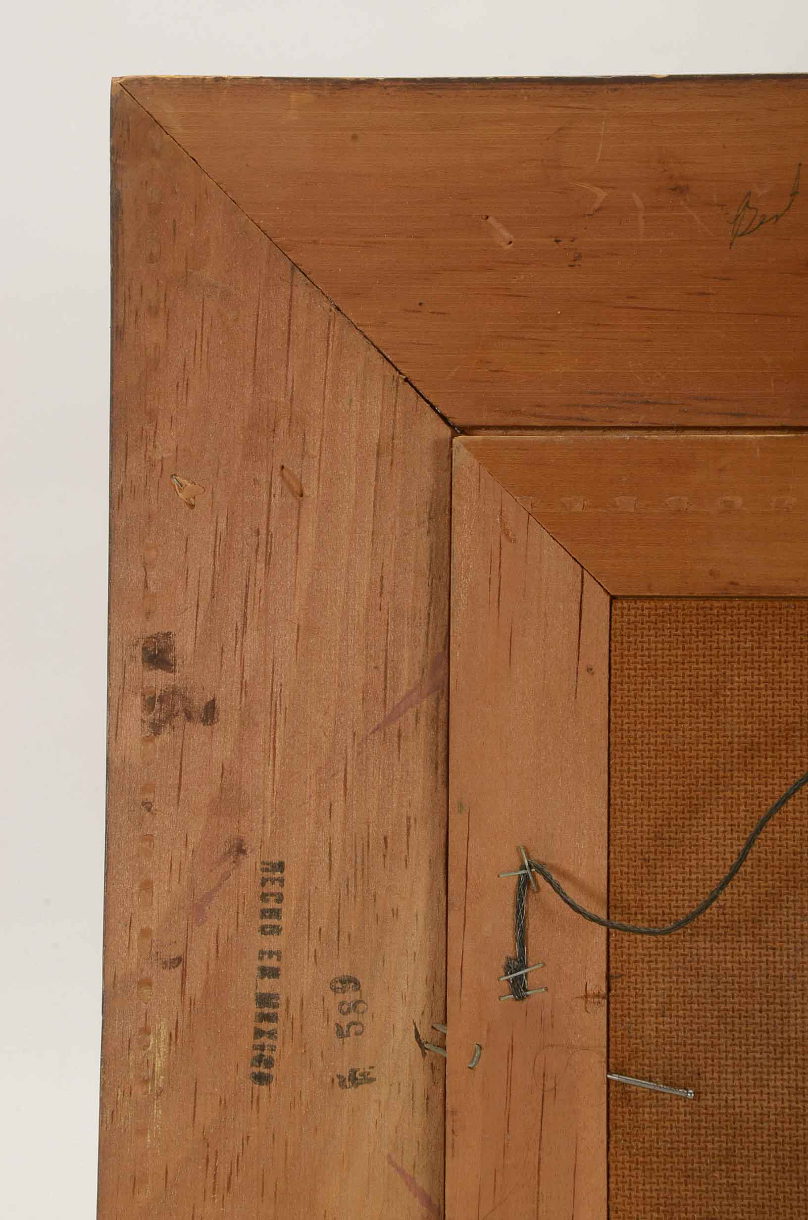 Les Parisch Mixed Media Painting on Board