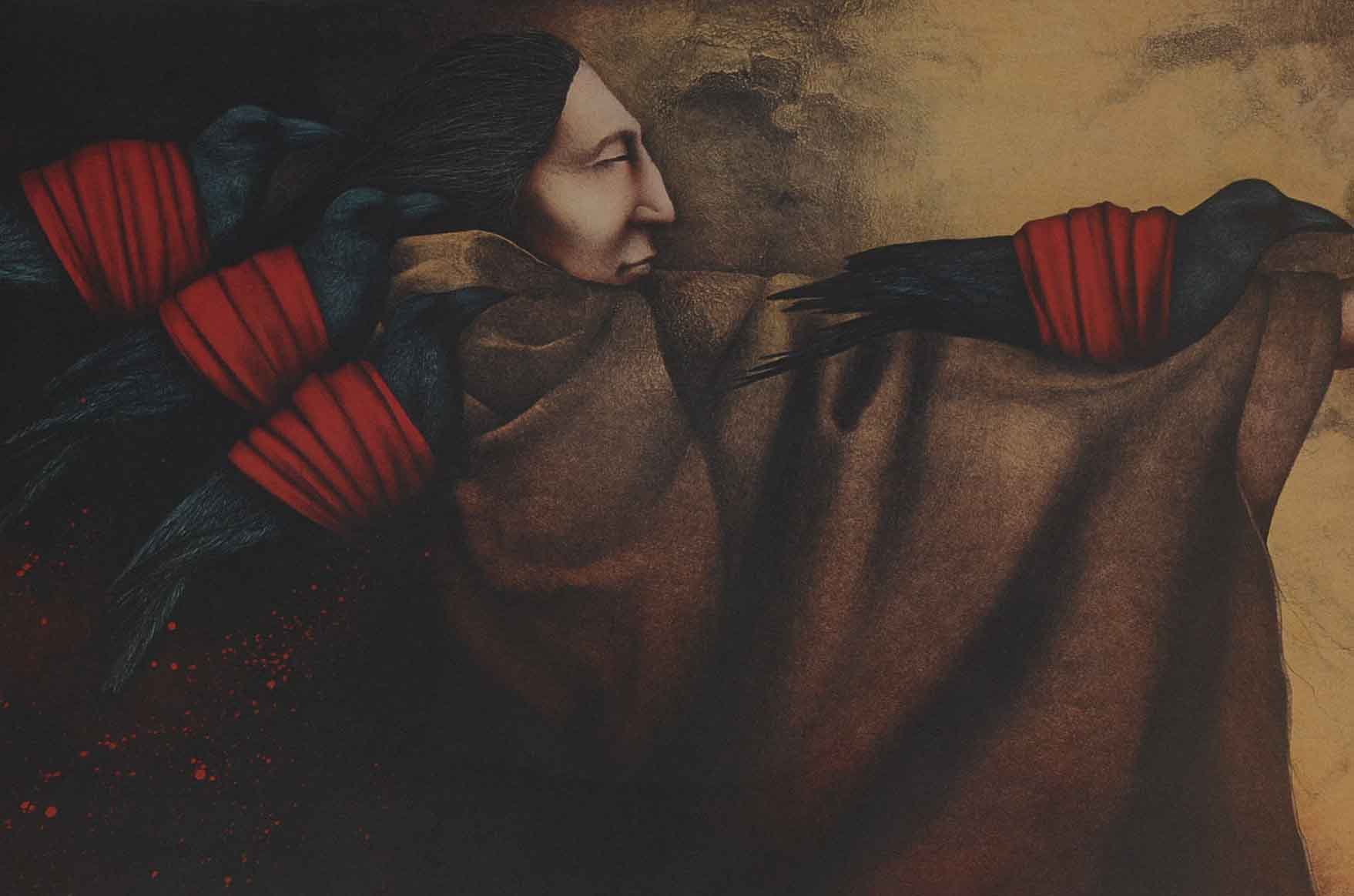 Frank Howell Offset Lithograph Poster after 'Lakota Messenger'