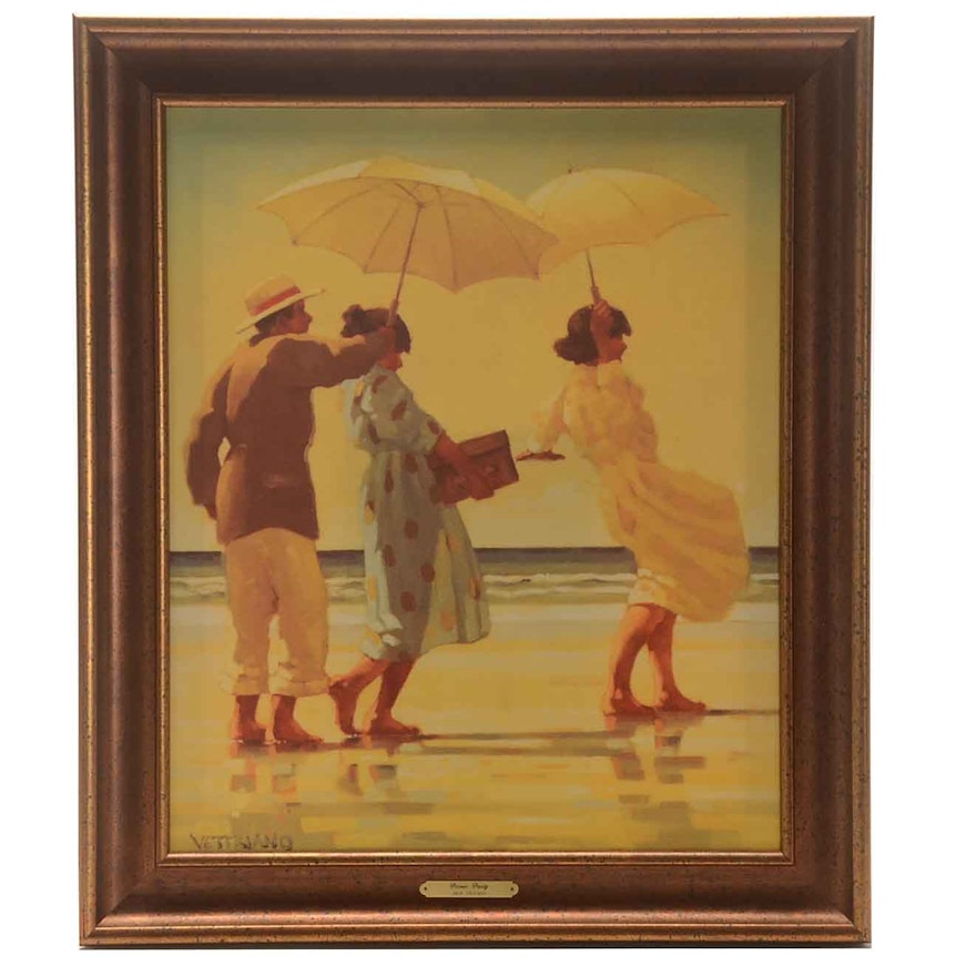 Vettriano Offset Lithograph Print 'Picnic Party'