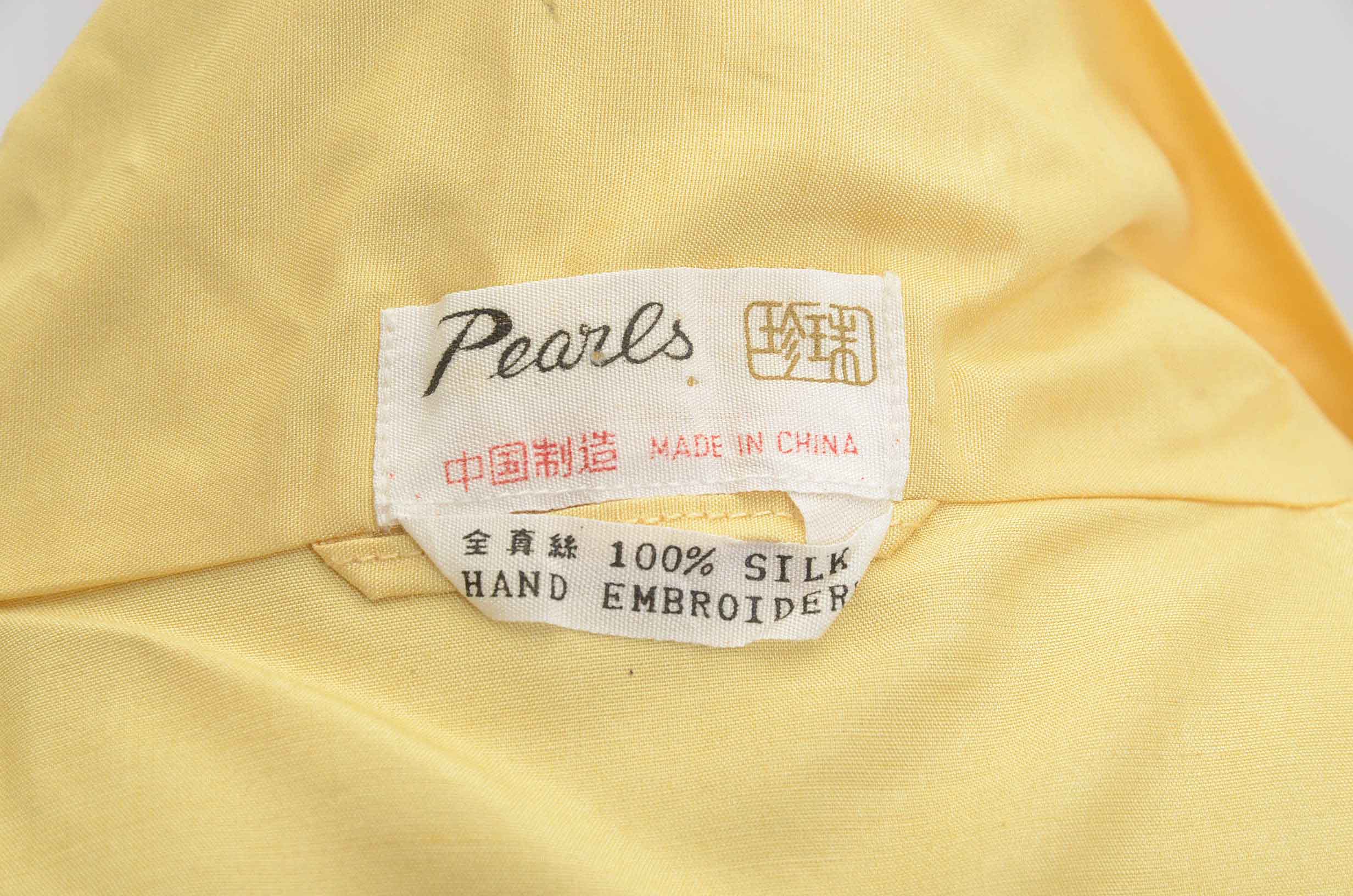 Vintage Chinese Silk Robe by Pearls