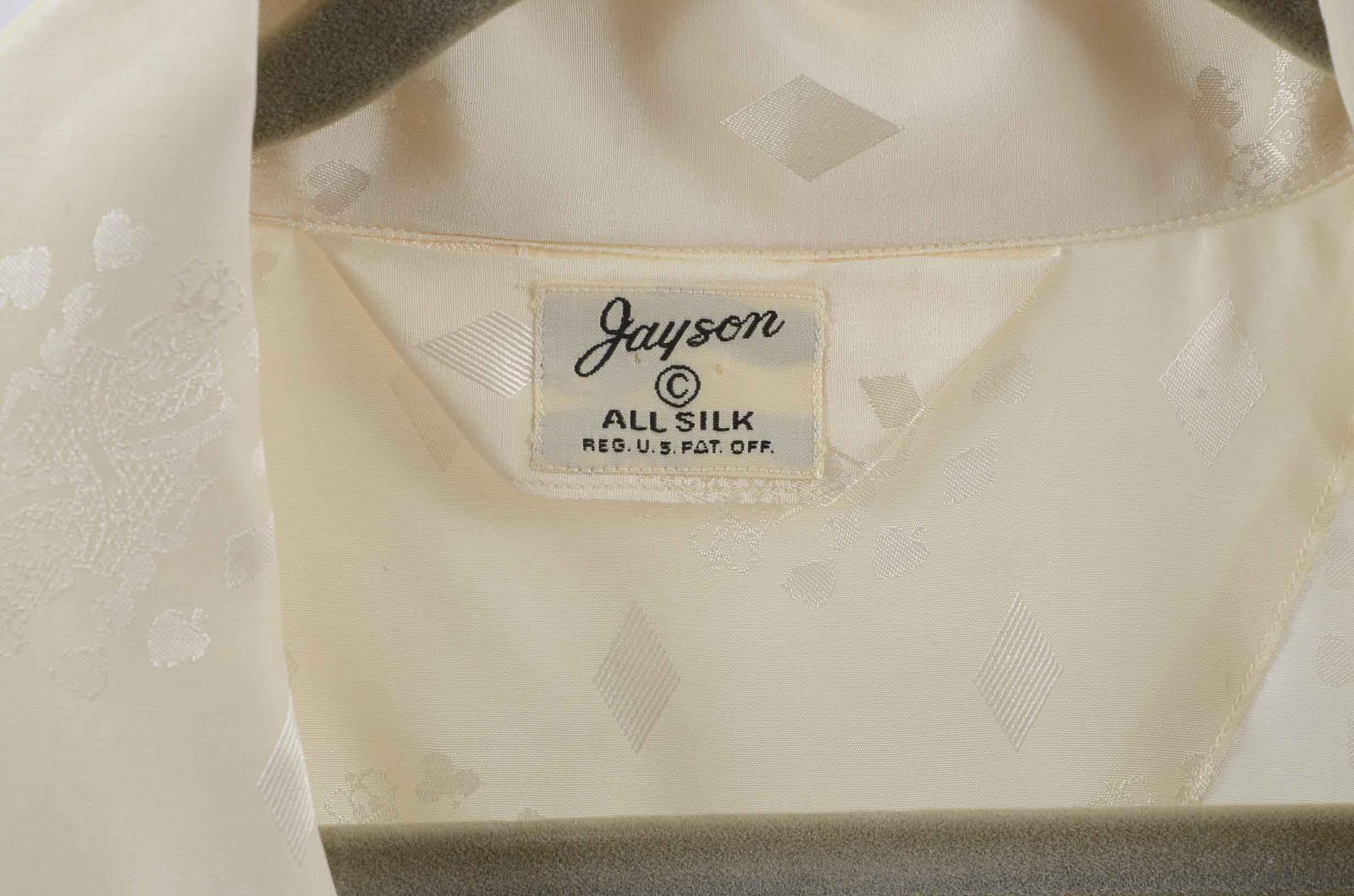 Vintage Silk Kimono with Silk Blouse and Trousers