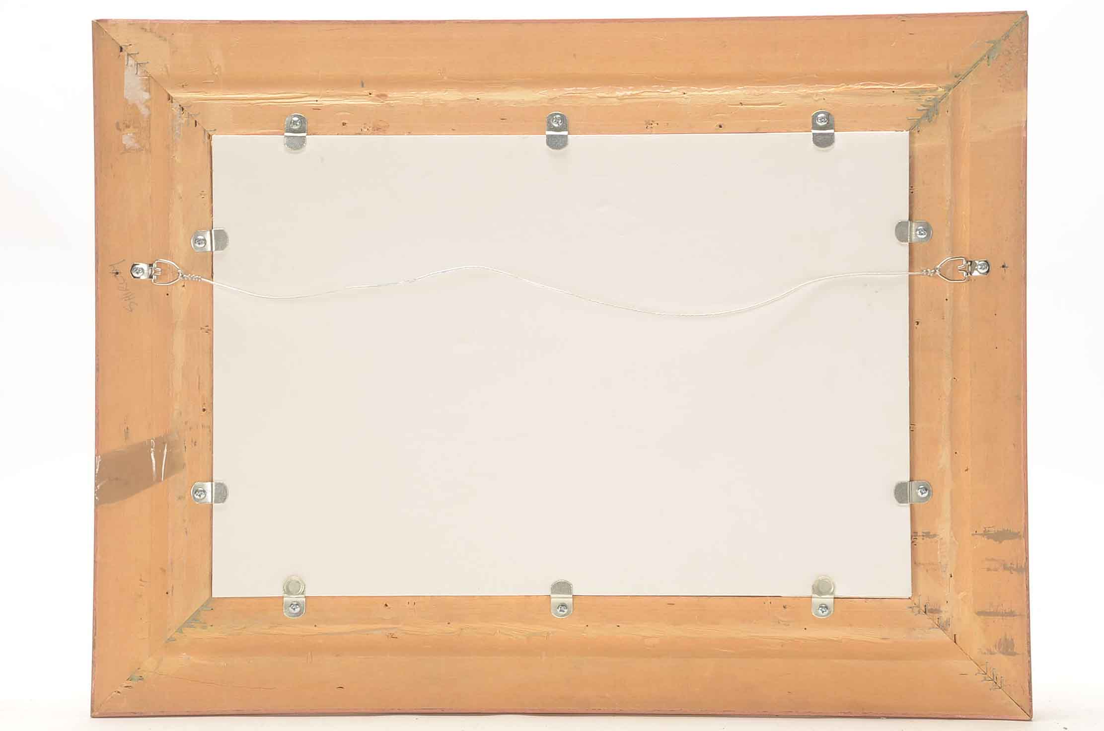 Charles Alfred Meurer Signed Oil Painting of a Bucolic Landscape