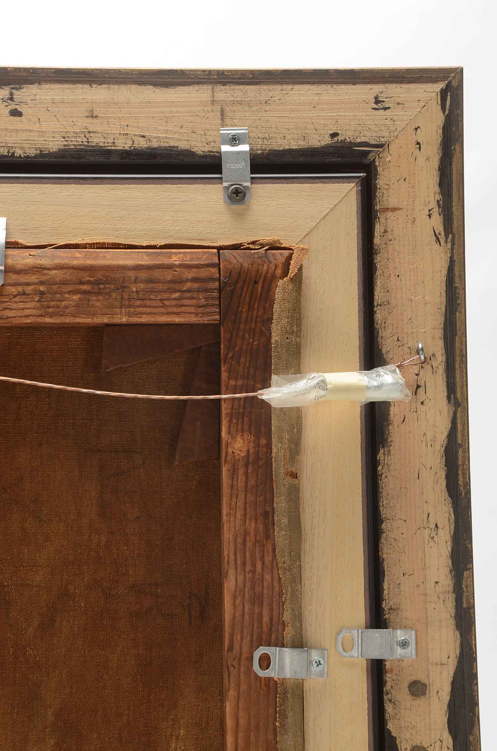 F.W. Simmons Signed Portrait Painting in Oil of Woodrow Wilson