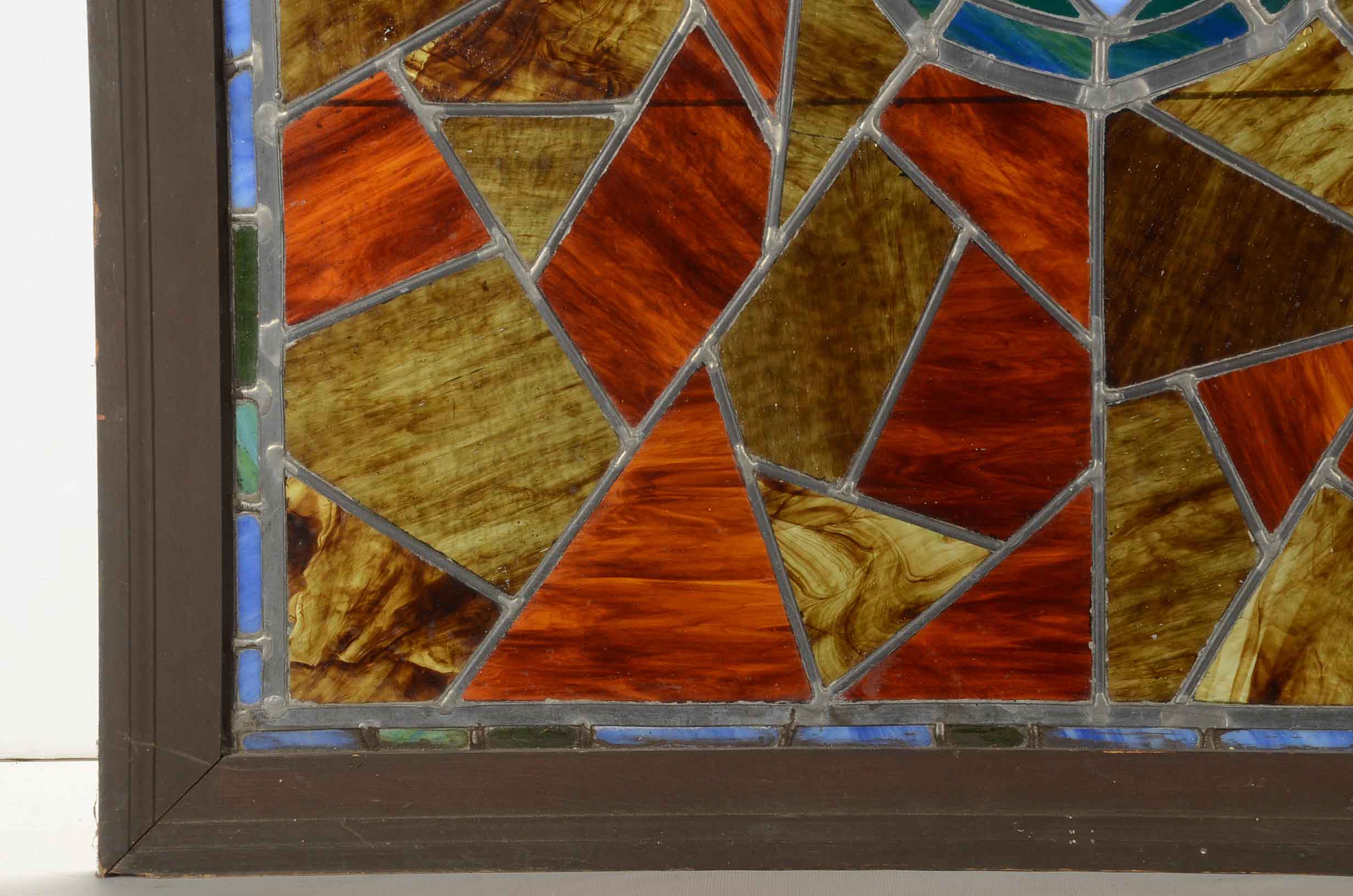 Vintage Stained Glass Panel