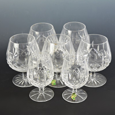 Waterford Crystal "Lismore" Brandy Glasses