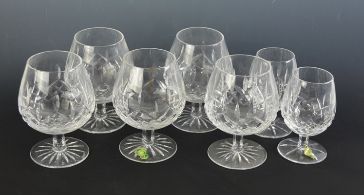 Waterford Crystal "Lismore" Brandy Glasses