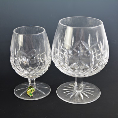 Waterford Crystal "Lismore" Brandy Glasses