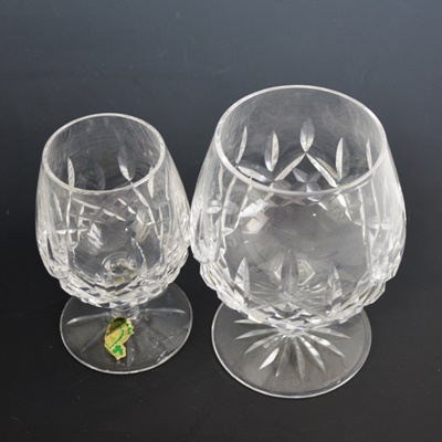 Waterford Crystal "Lismore" Brandy Glasses