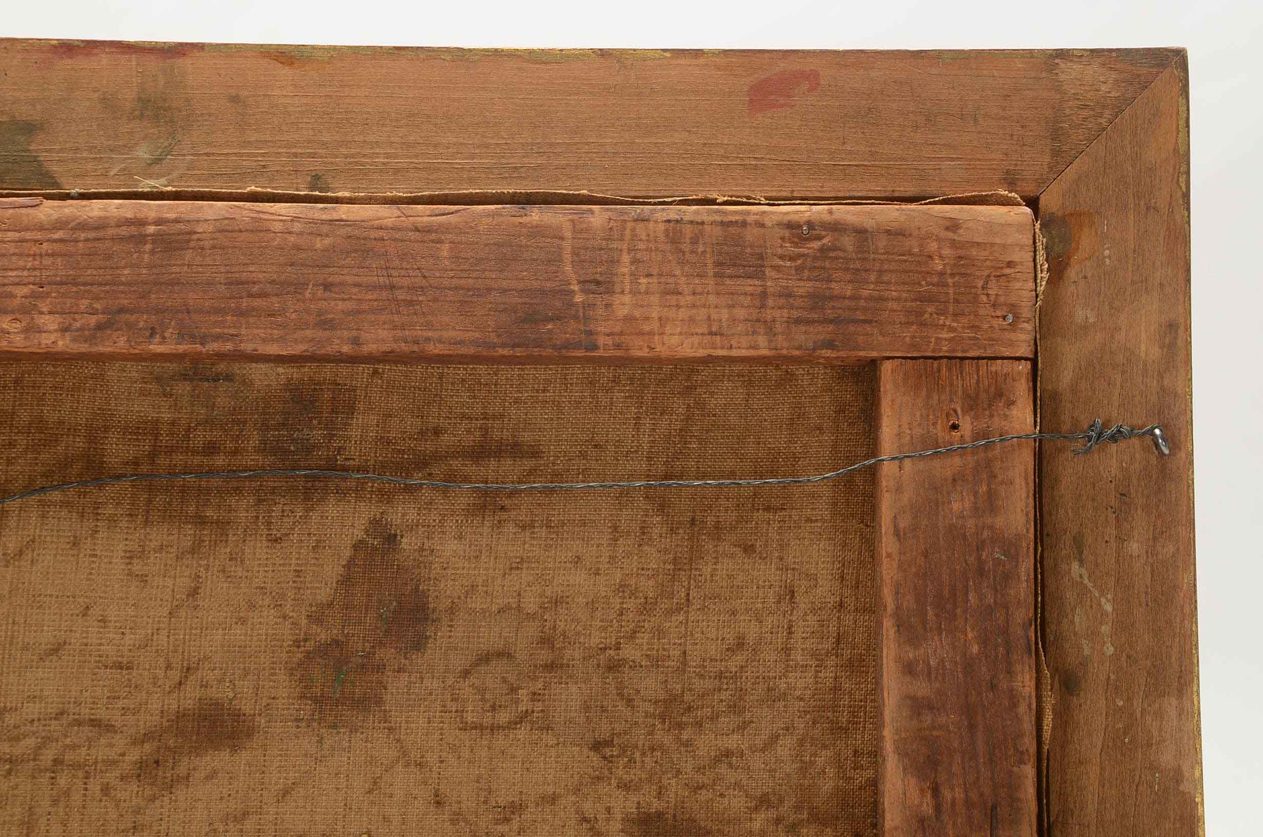 Antique Edmund Willis Oil Painting on Canvas "The Hunters"