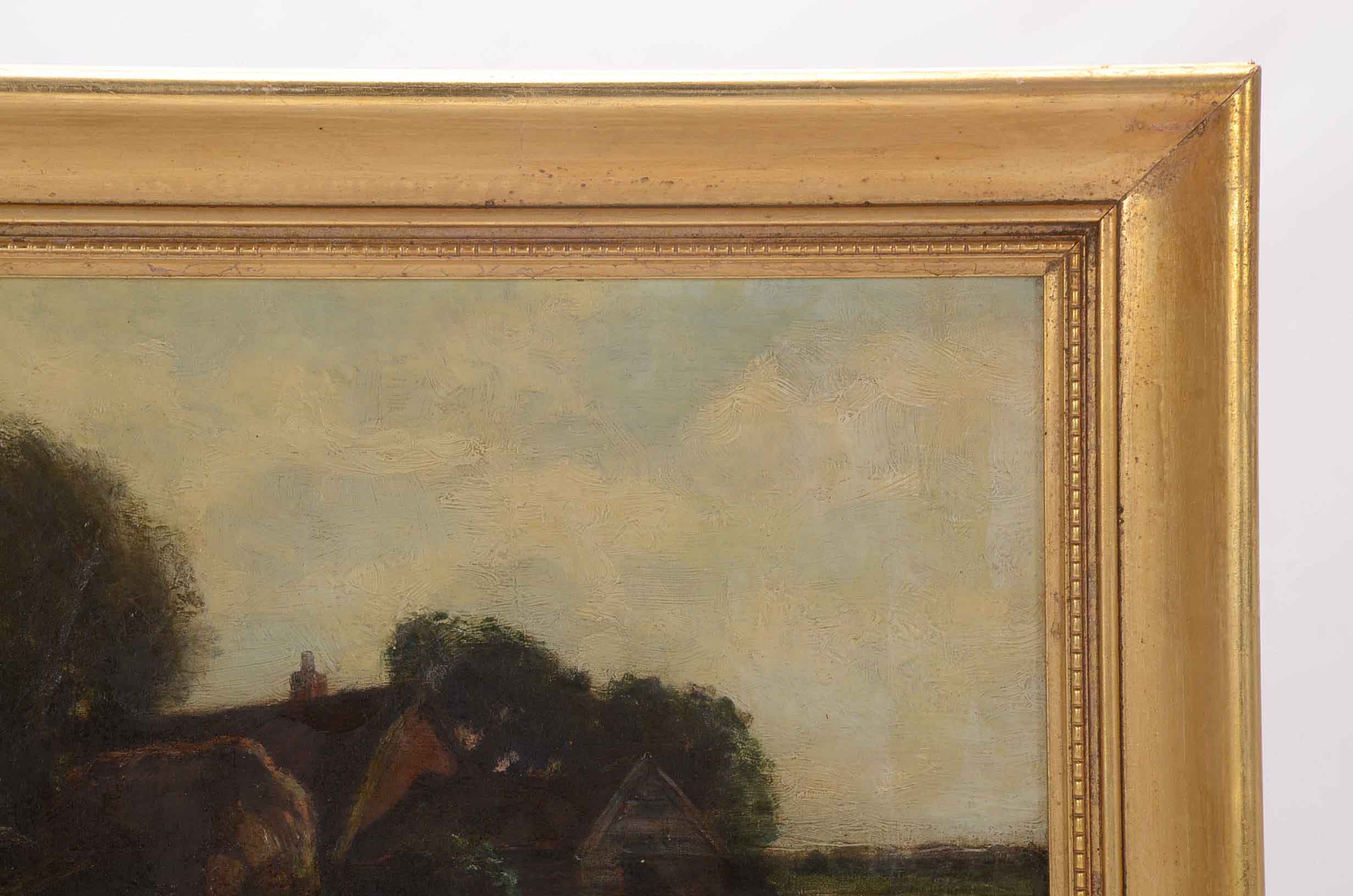 Richard Norris Brooke Oil on Canvas Pastoral Painting