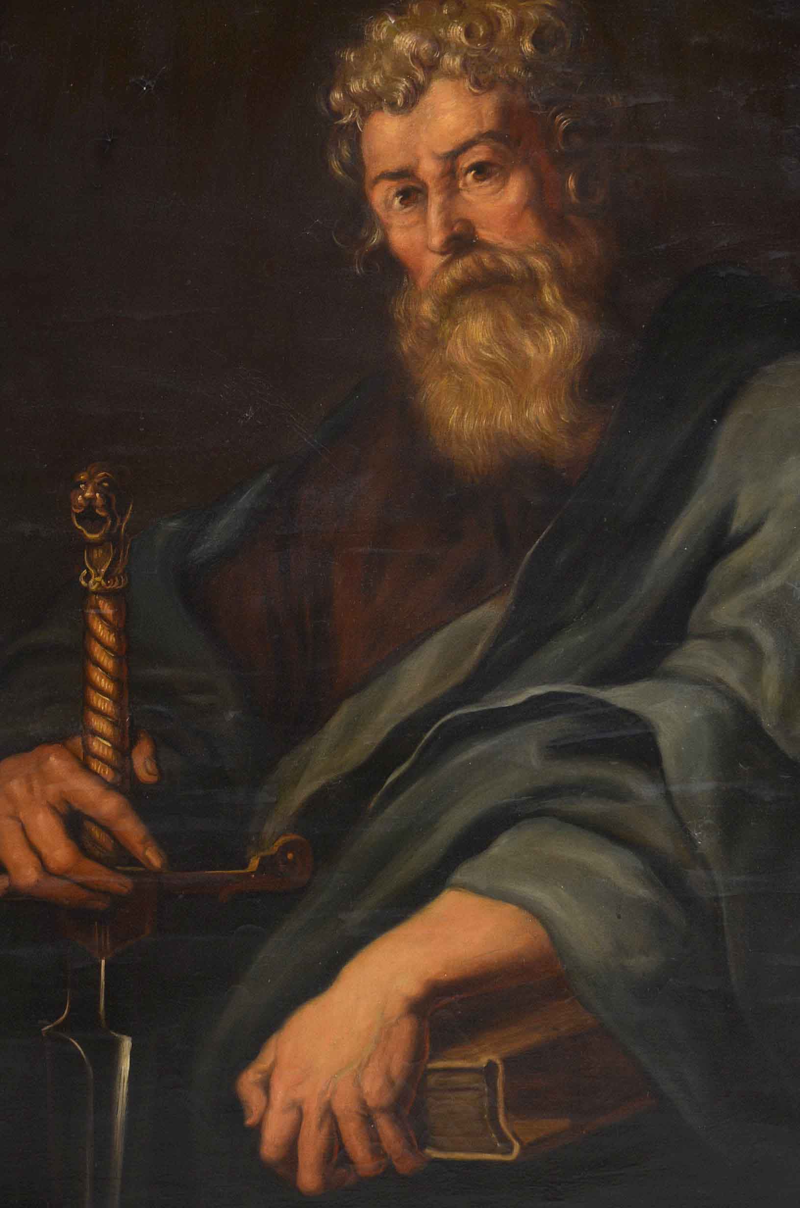 Copy Painting 'Saint Paul the Apostle' after Rubens