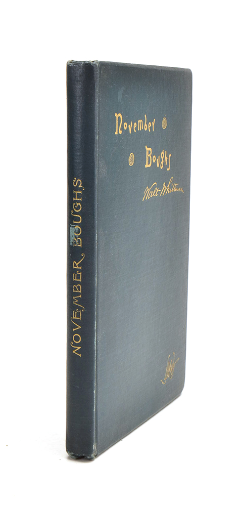 1891 Limited Edition "November Boughs" by Walt Whitman