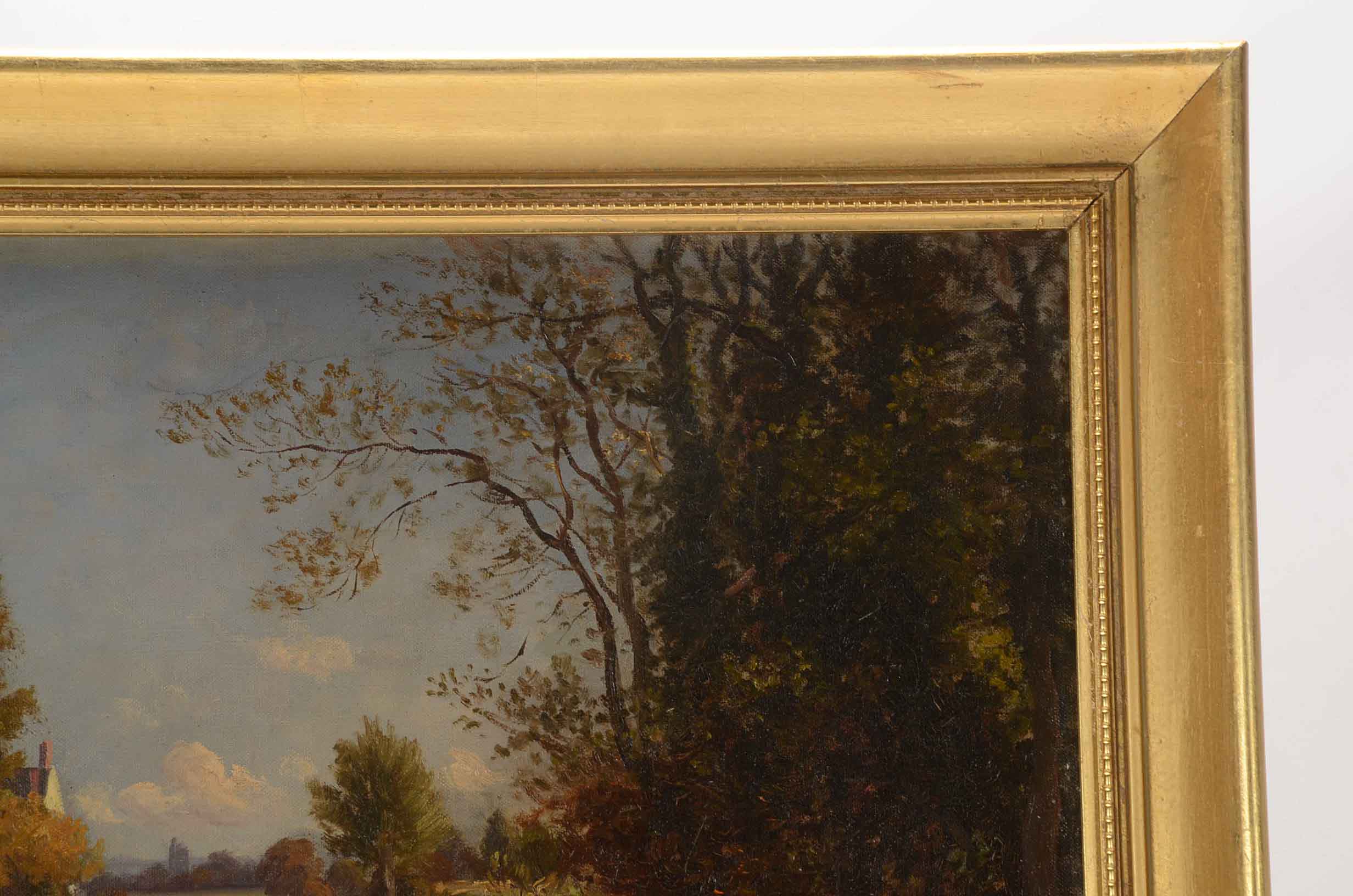 Sydney M. Broad Signed Oil Painting of a Landscape