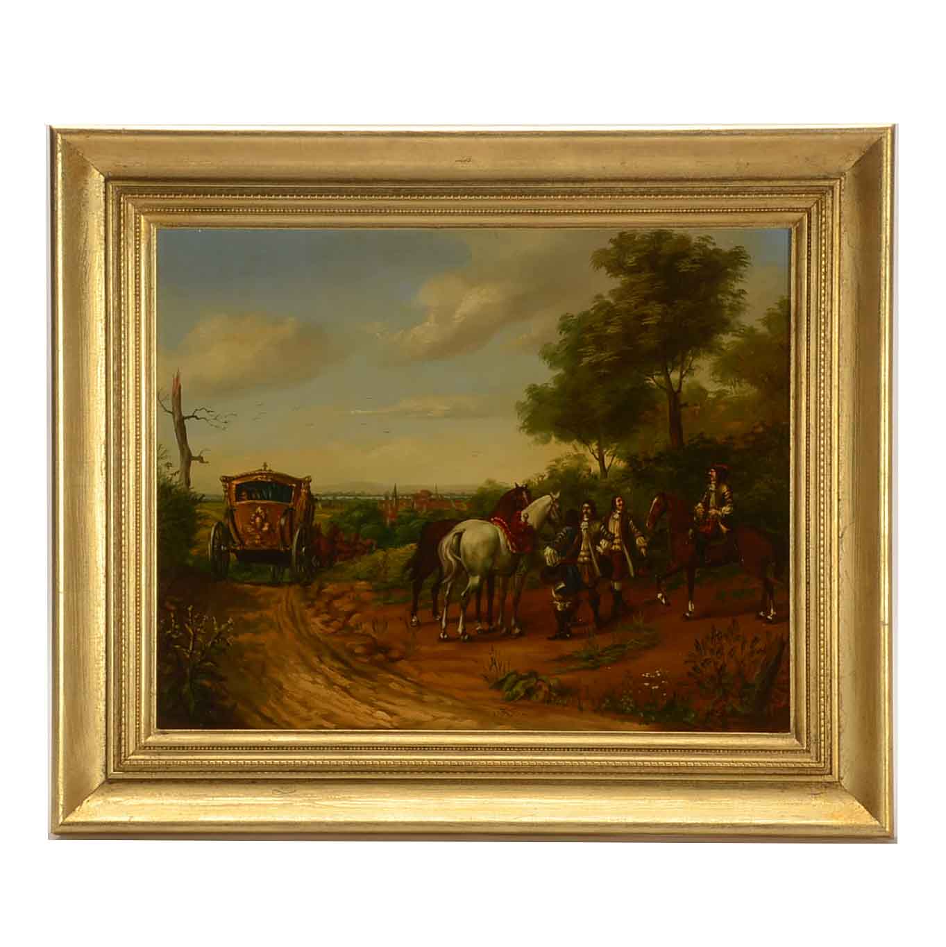 Antique Oil Painting on Board