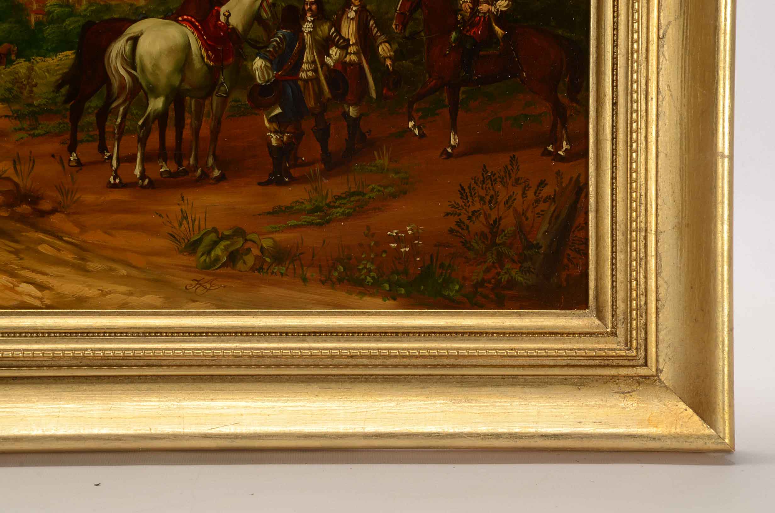 Antique Oil Painting on Board