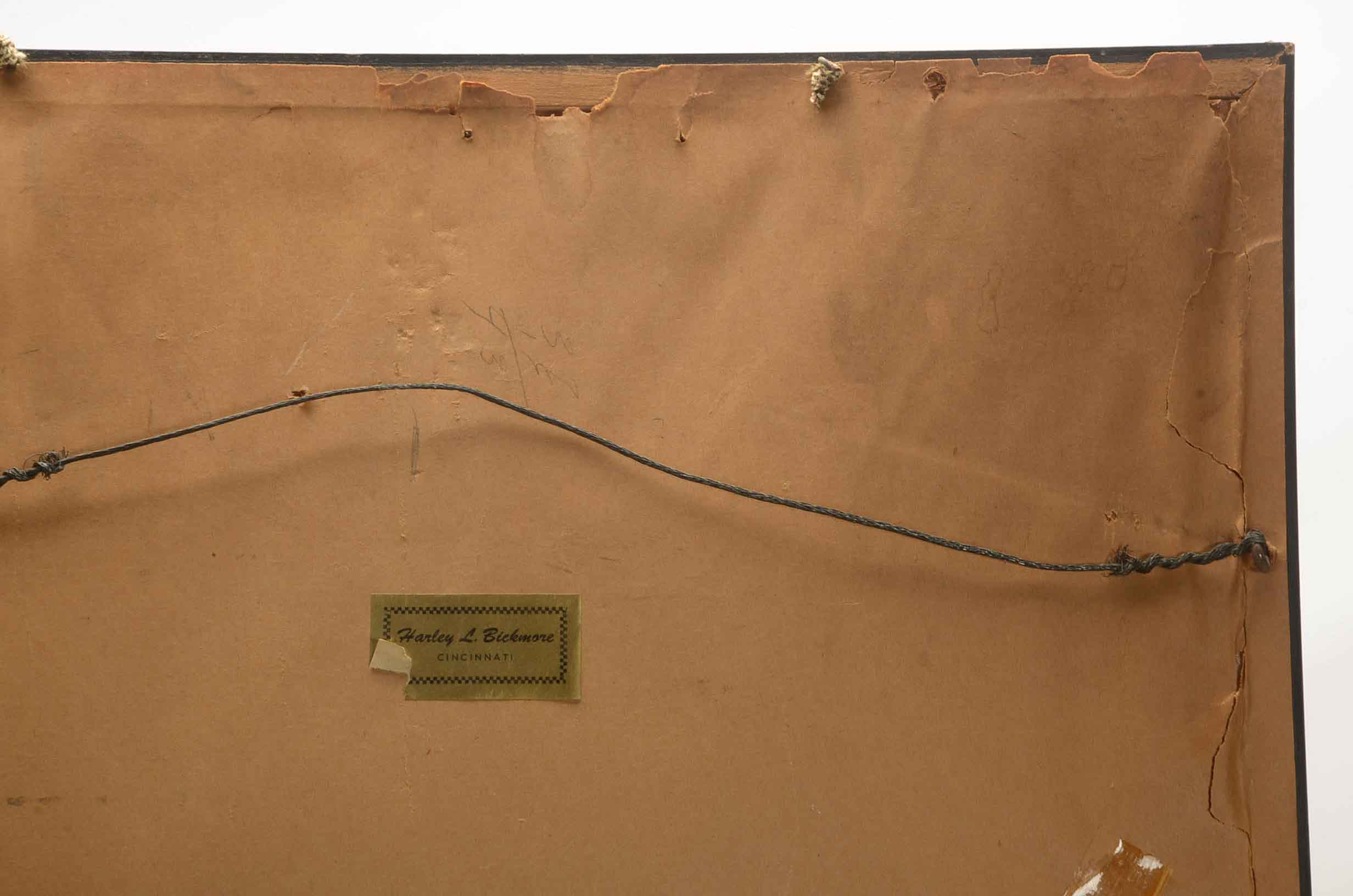 Antique Minimalist Chinese Ink Wash Painting